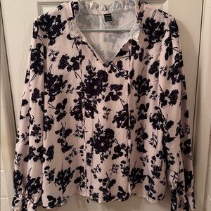Floral Long Sleeve Blouse